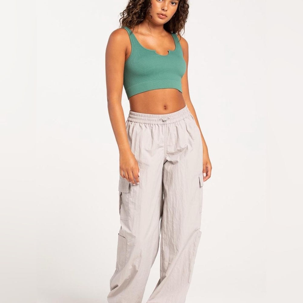 FULL TILT Tillys low rise cargos gray parachute pants